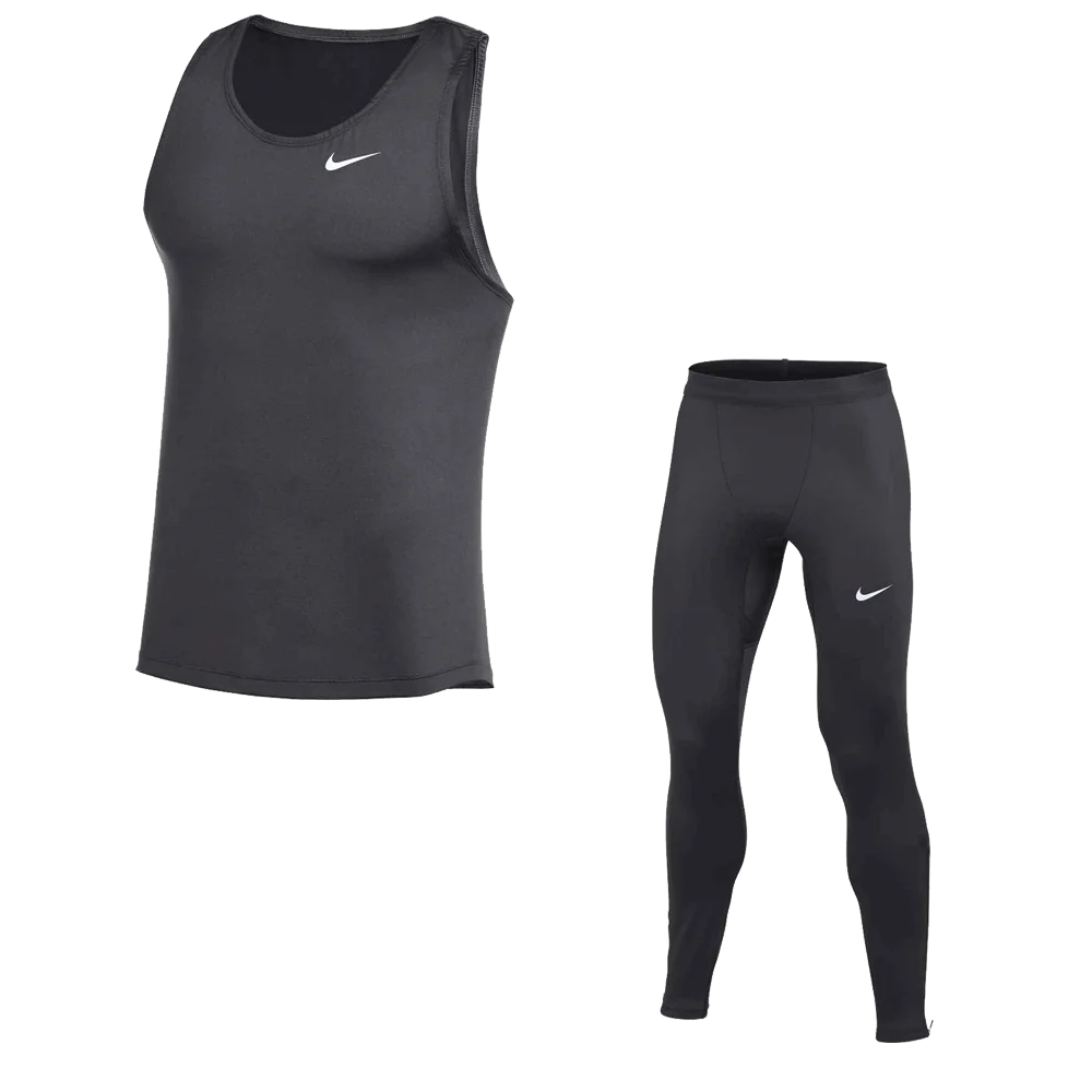 Nike Men's Dri-Fit Stock Set - Muscle Tank and Tight gray color