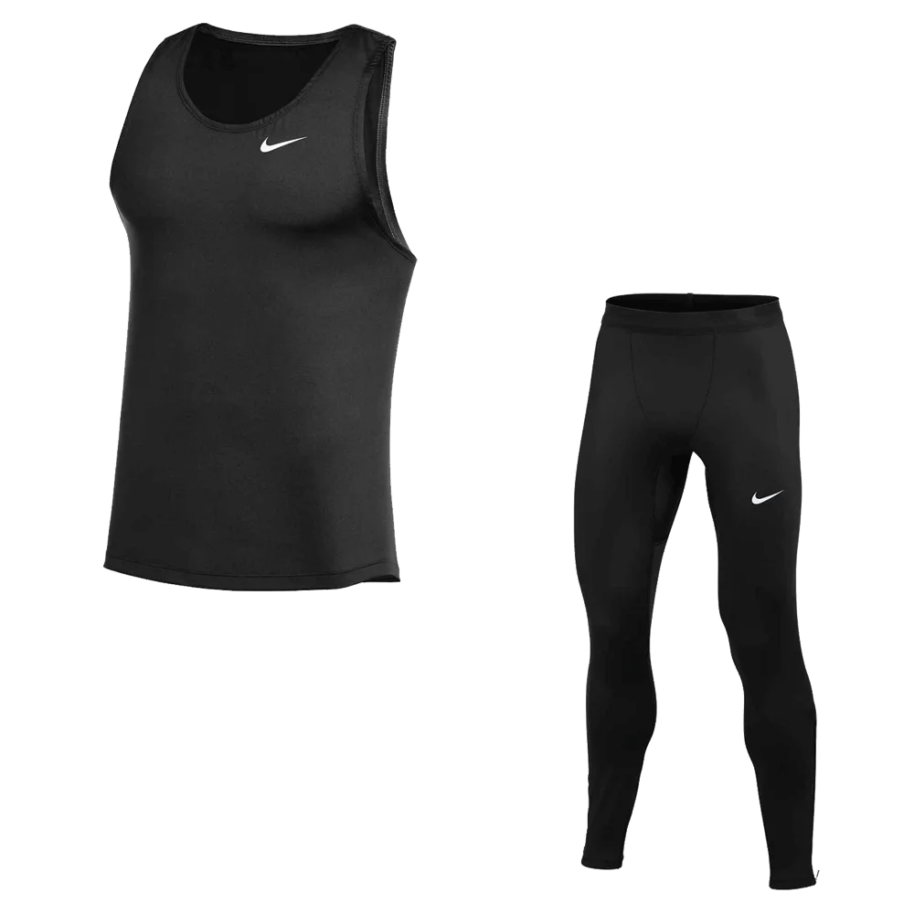 Nike Men's Dri-Fit Stock Set - Muscle Tank and Tight black color