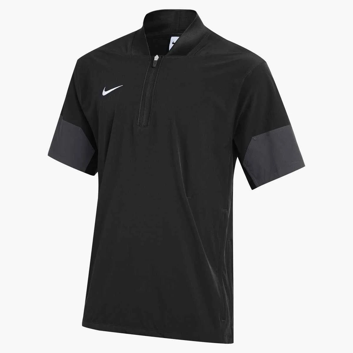Nike Men's Short-Sleeve Coach Jacket (Stock) Black Color