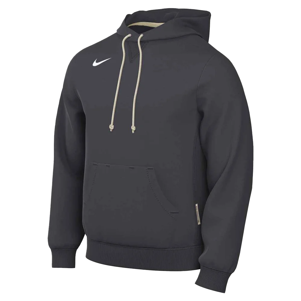 Nike Men's Standard Fit Heavy Pullover Fleece Hoodie Grey color