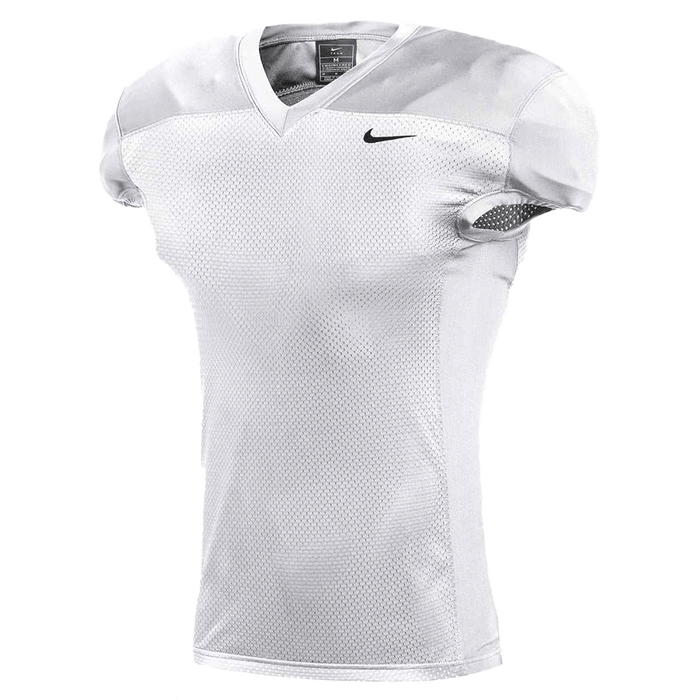 Nike Men's Stock Alpha Varsity Set - Jersey and Pants White Color