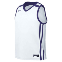 Camiseta Nike Stock Block para hombre (corte entallado) - M / Blanco/Morado/Morado