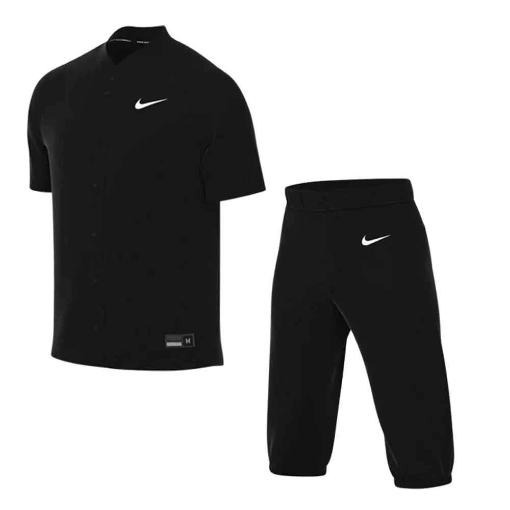 Nike Men's Stock Vapor Select2 Set - Full Button Jersey and High Pants black color
