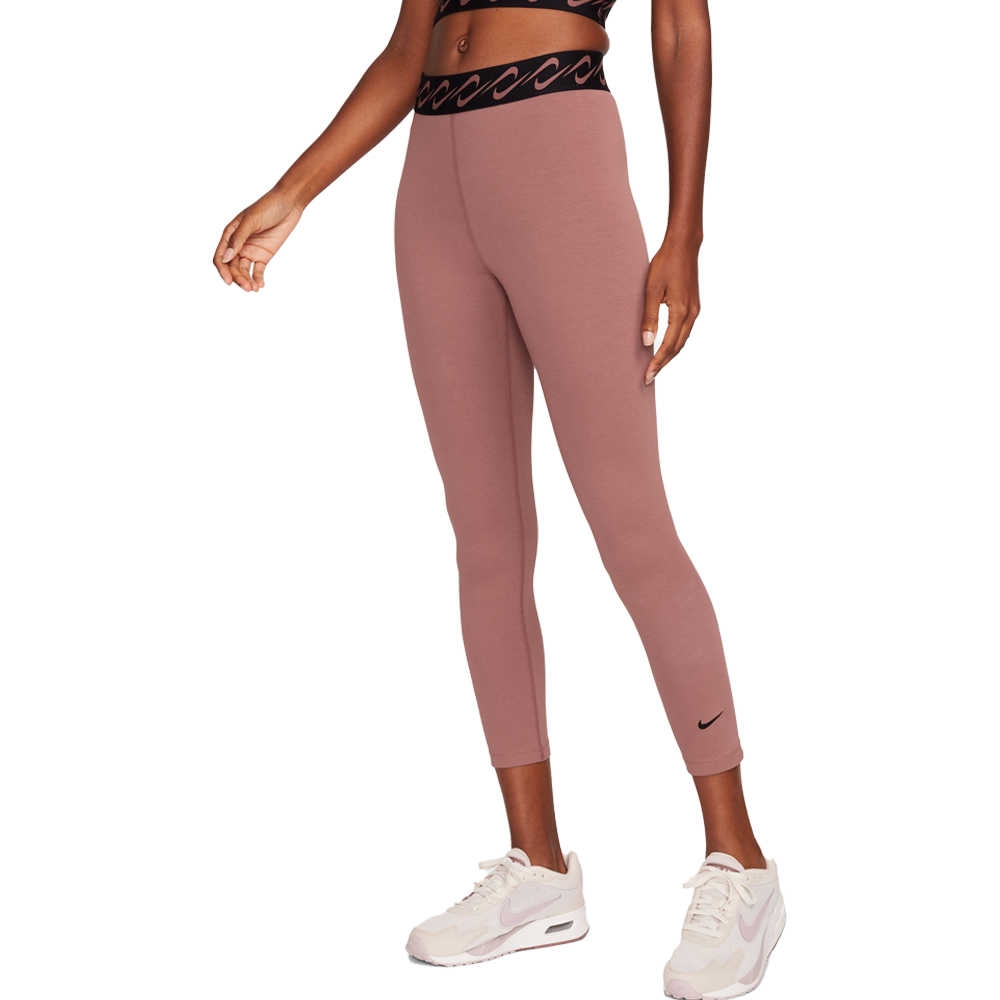 Nike Sportswear Classic Swoosh Womens High Waisted 7 8 Leggings