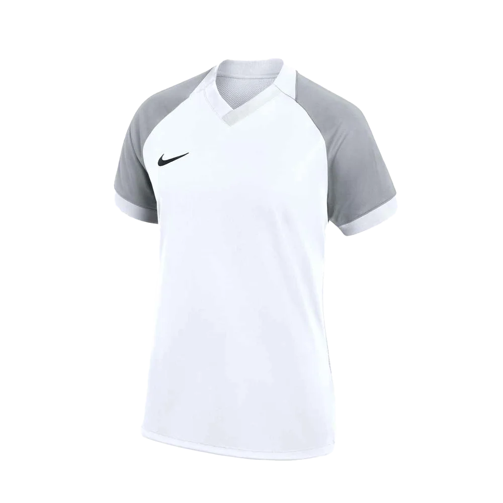 Nike Women's Dri-FIT Trophy VI V-Neck Short-Sleeve Soccer Jersey white