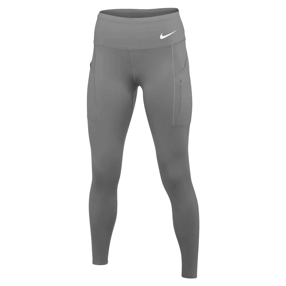 Nike Women's Therma-Fit Go Mid-Rise 78 Tights (Stock) Grey color