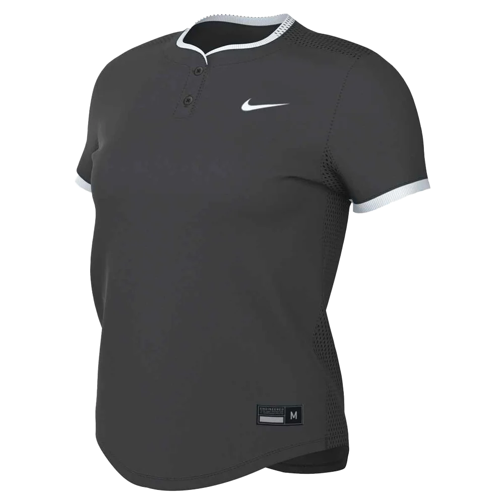 Nike Women's Vapor Select 2 2-Button Jersey Softball Jersey (Stock) gray