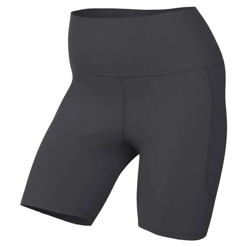 Nike Womens Stock Dri-fit One Pocket Short Gray Color