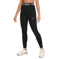 Leggings Nike Pro Dri-FIT para niñas (tallas grandes) - S / Blanco y negro
