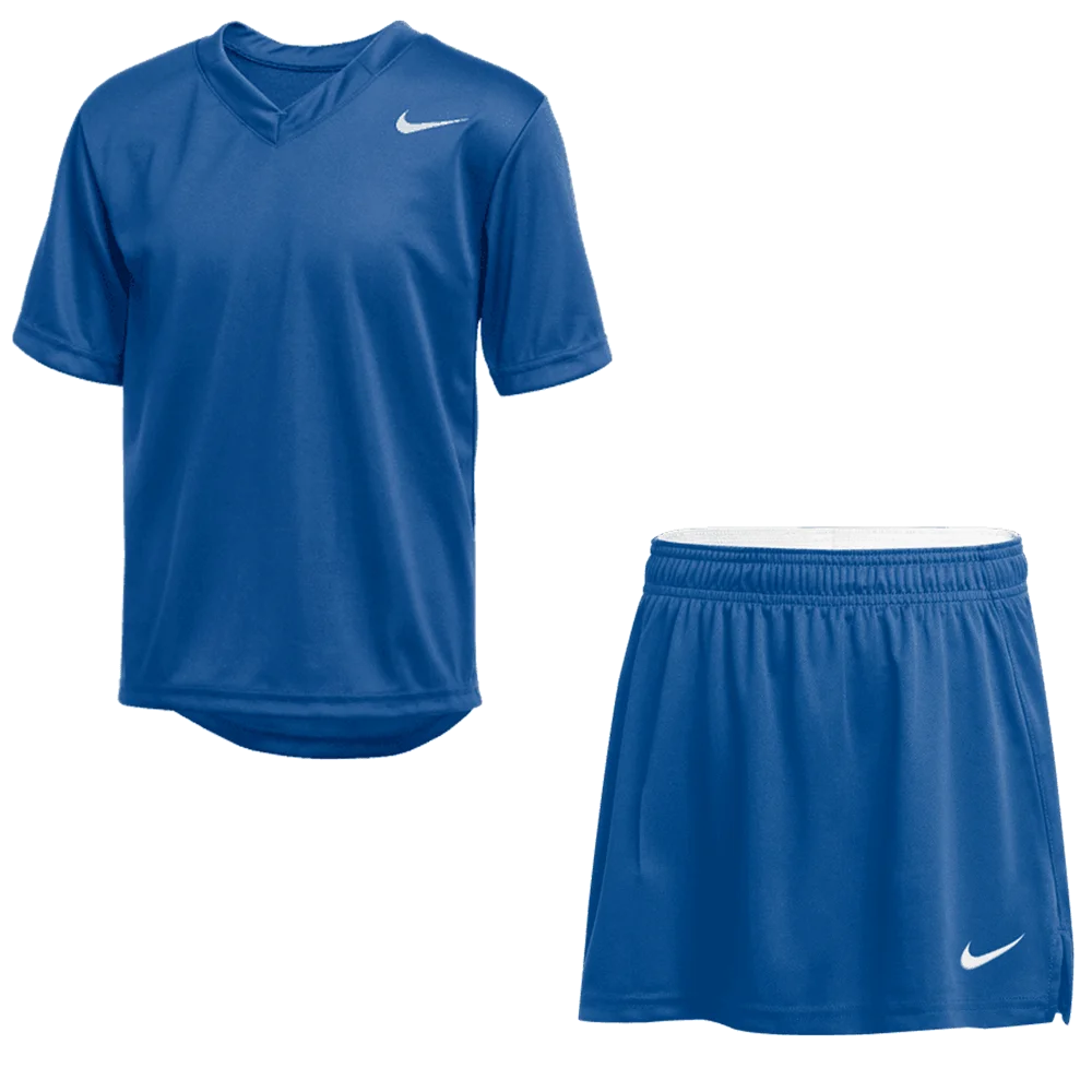Nike Kid's Stock Club Speed - Jersey and Kilt Blue Color