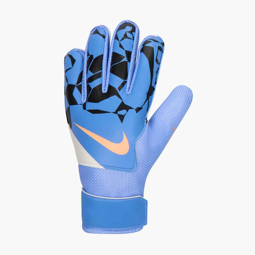 Nike Kids Match Jr. Big Goalkeeper Soccer Gloves Blue Color