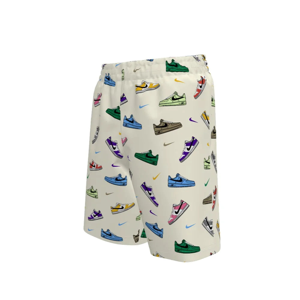 Nike Swim Boys Breaker Big Kids 7 Brief-Lined Volley Short white