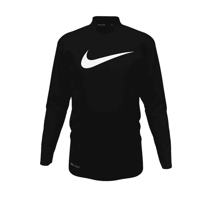 Nike Swim Boys Hydroguard Essential Little Kids Long Sleeve Top Black color