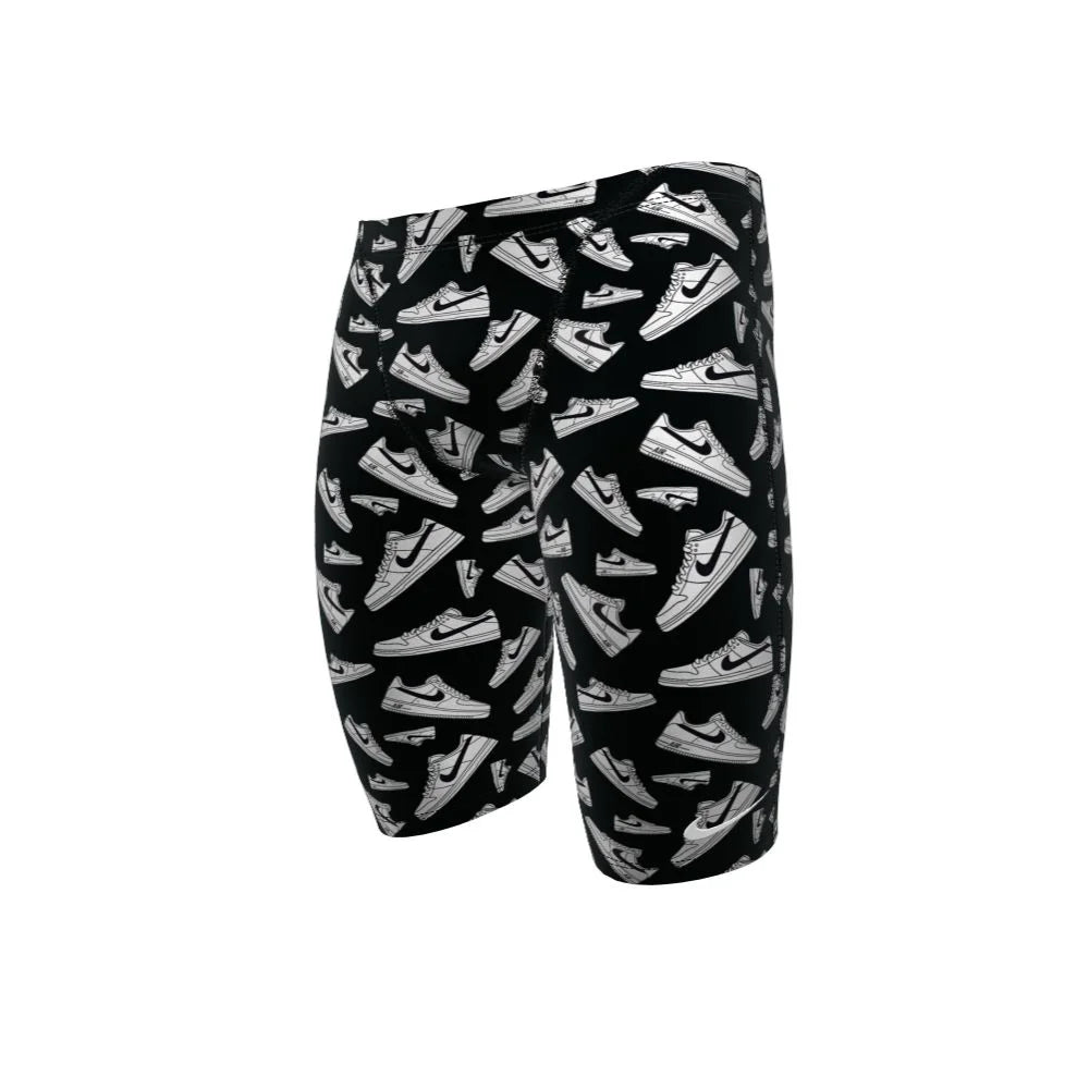 Nike Swim Men's HydraStrong Multi Print Jammer black