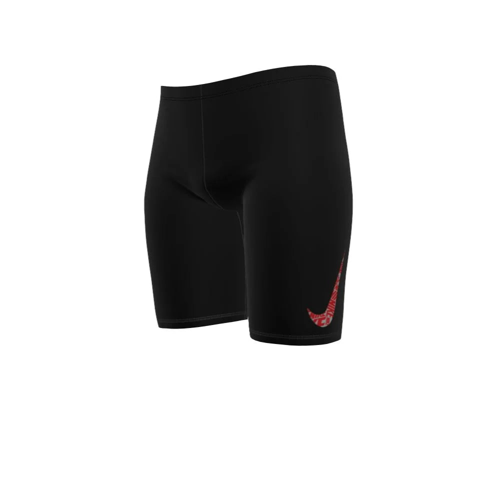 Nike Swim Men's Tossed Swoosh Global Jammer red
