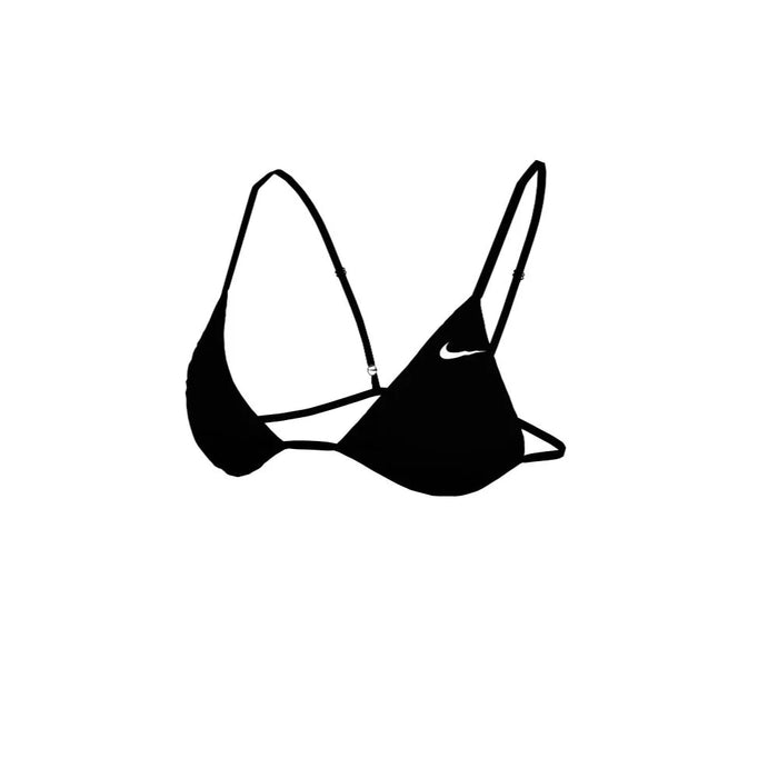Nike Swim Women's Essential Triangle Bikini Top Black Color