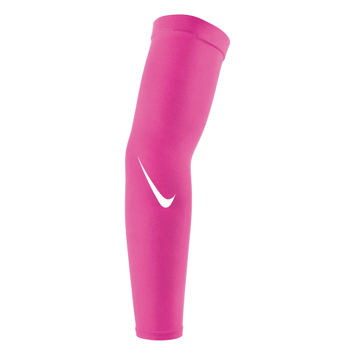 Nike Unisex Pro Dri-fit Sleeves 4.0 Pair Pink Color front view