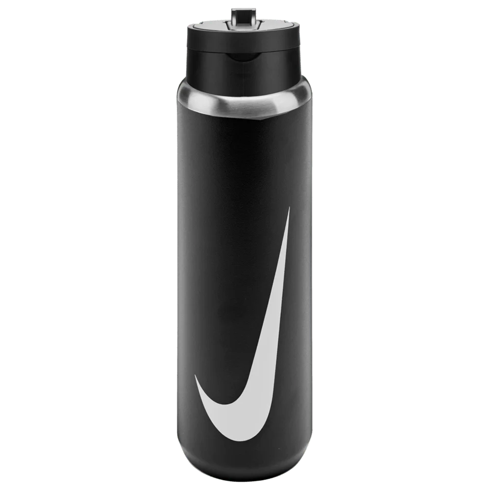 Nike Unisex SS Recharge Straw Bottle 24 Oz RFSH Black Color