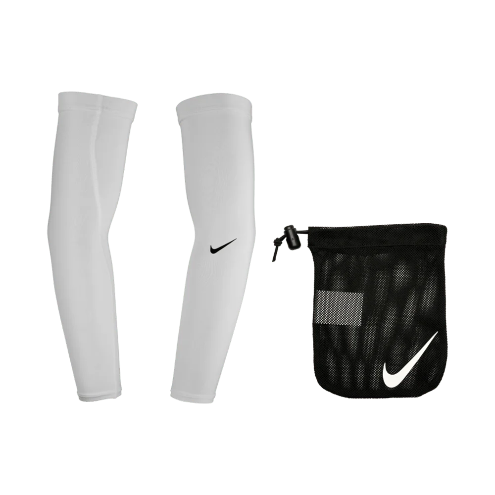 Nike Unisex UV Golf Sleeves 2.0 Pair White Color