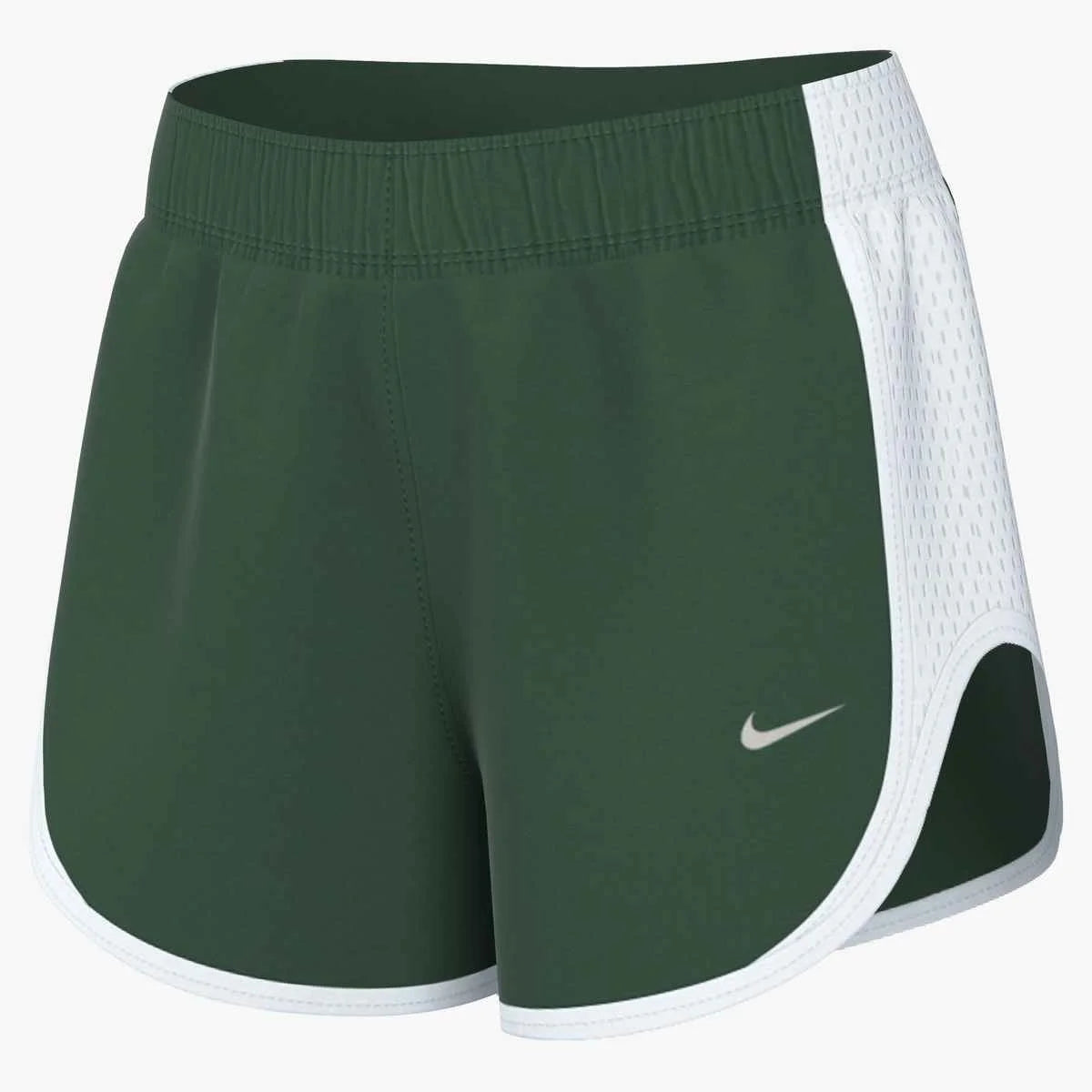 Nike Women's Dri-FIT Tempo Mid-Rise 3" Brief-Lined Running Shorts Green Color