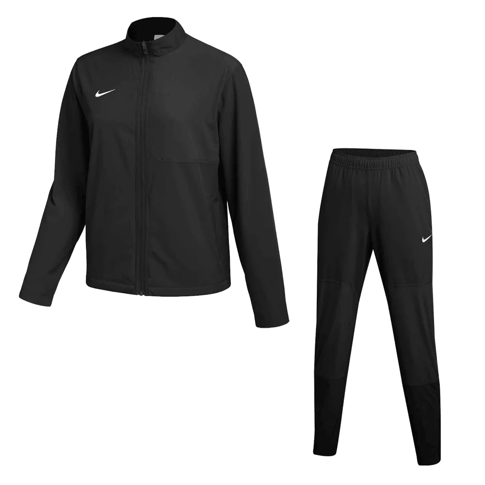 Nike Women's Team Dry Woven Set - Jacket and Pants Black Color