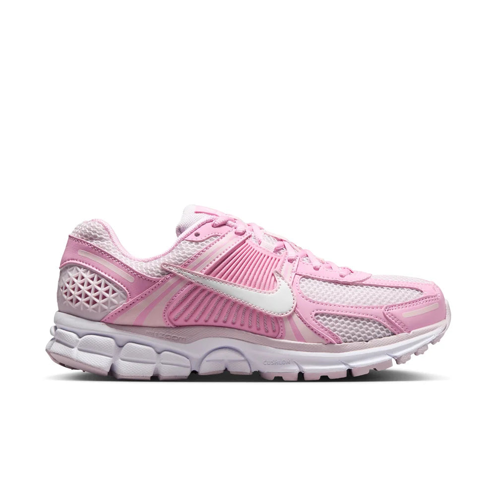 Nike Women's Zoom Vomero 5 Shoes with Reflective Accents Pink Color