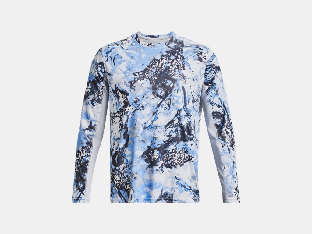 Men's UA Iso-Chill Shorebreak Camo Long Sleeve