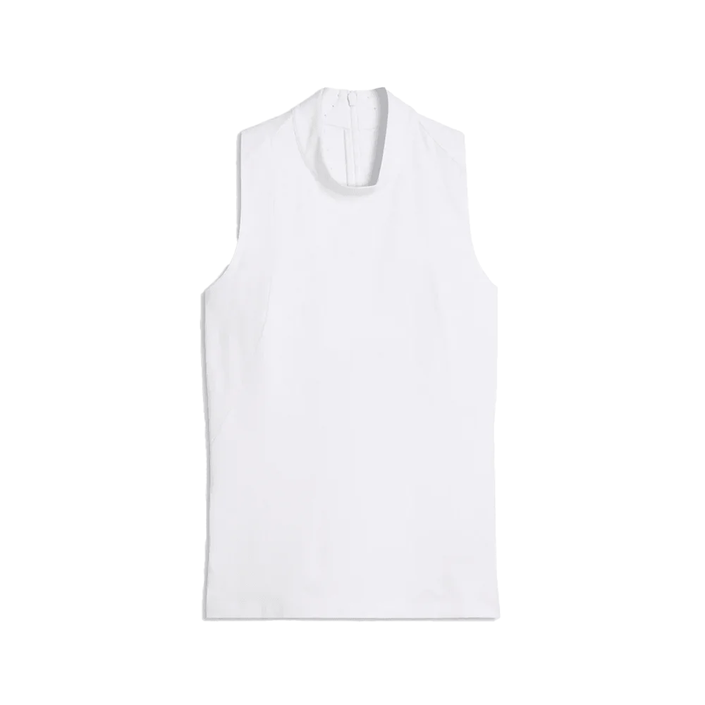 Puma Golf Women's Nylon Sport Sleeveless Mockneck Polo