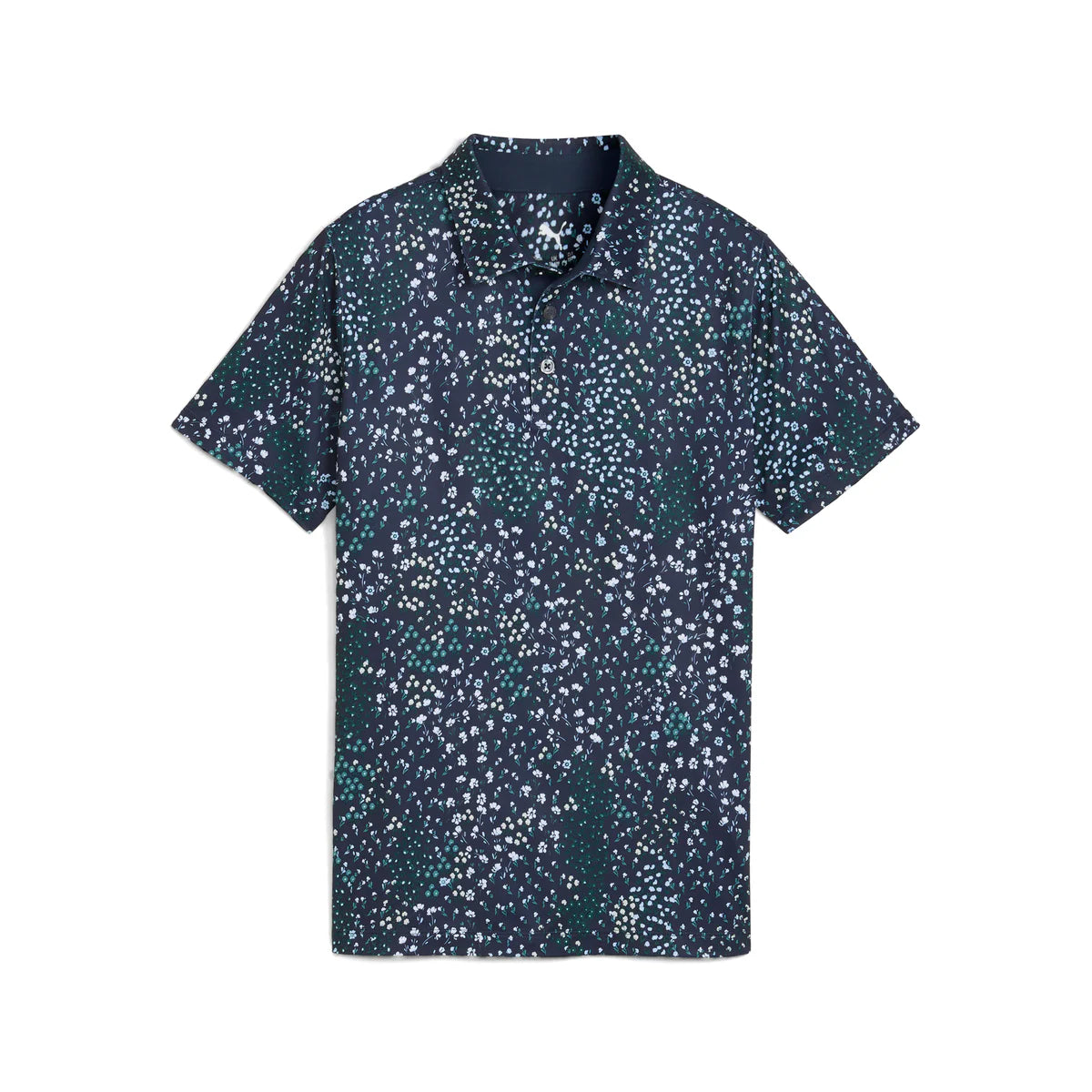 Puma Golf Boy's CLOUDSPUN Garden Polo Navy Color