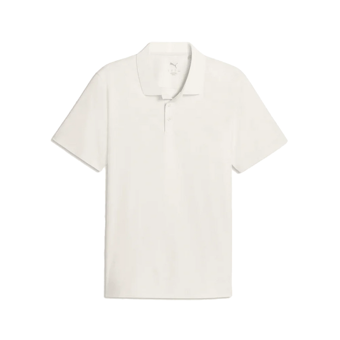 Puma Golf Men's MATTR Check Jacquard BN Polo White color
