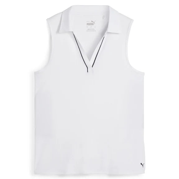 Puma Golf Women Cloudspun Piped SS Polo
