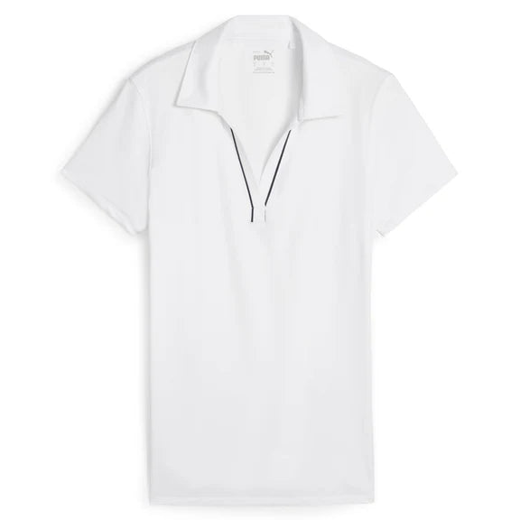 Puma Golf Women Cloudspun Piped SS Polo