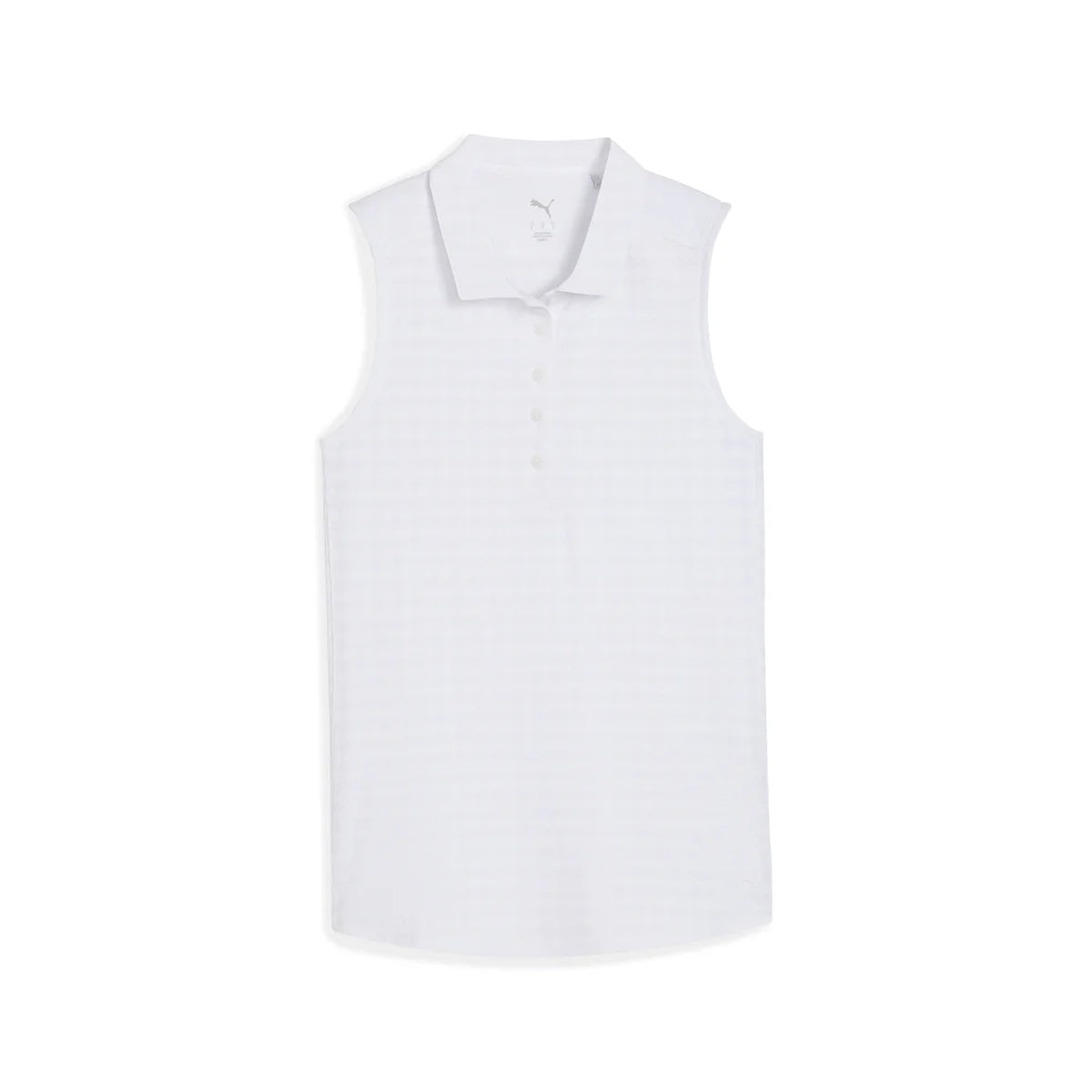 Puma Golf Women's Houndstooth Sleeveless Golf Polo