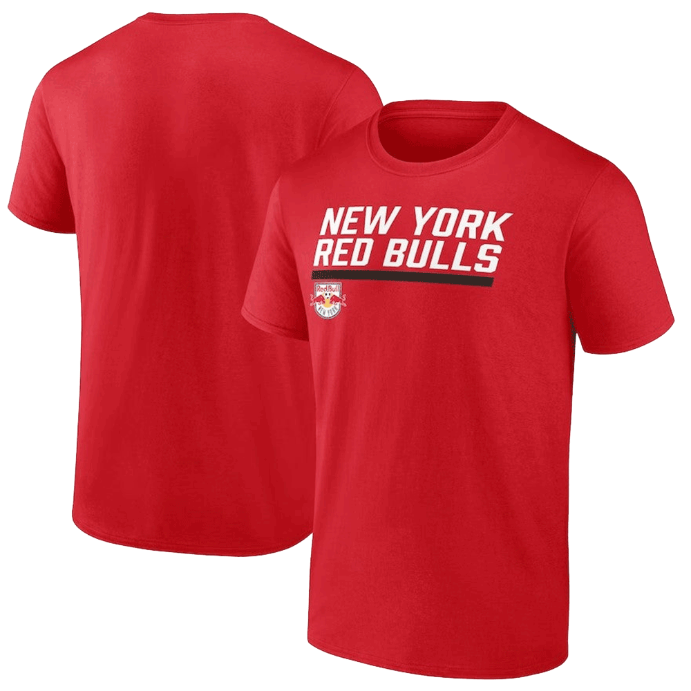Camiseta Stacked Slant de los New York Red Bulls - Roja