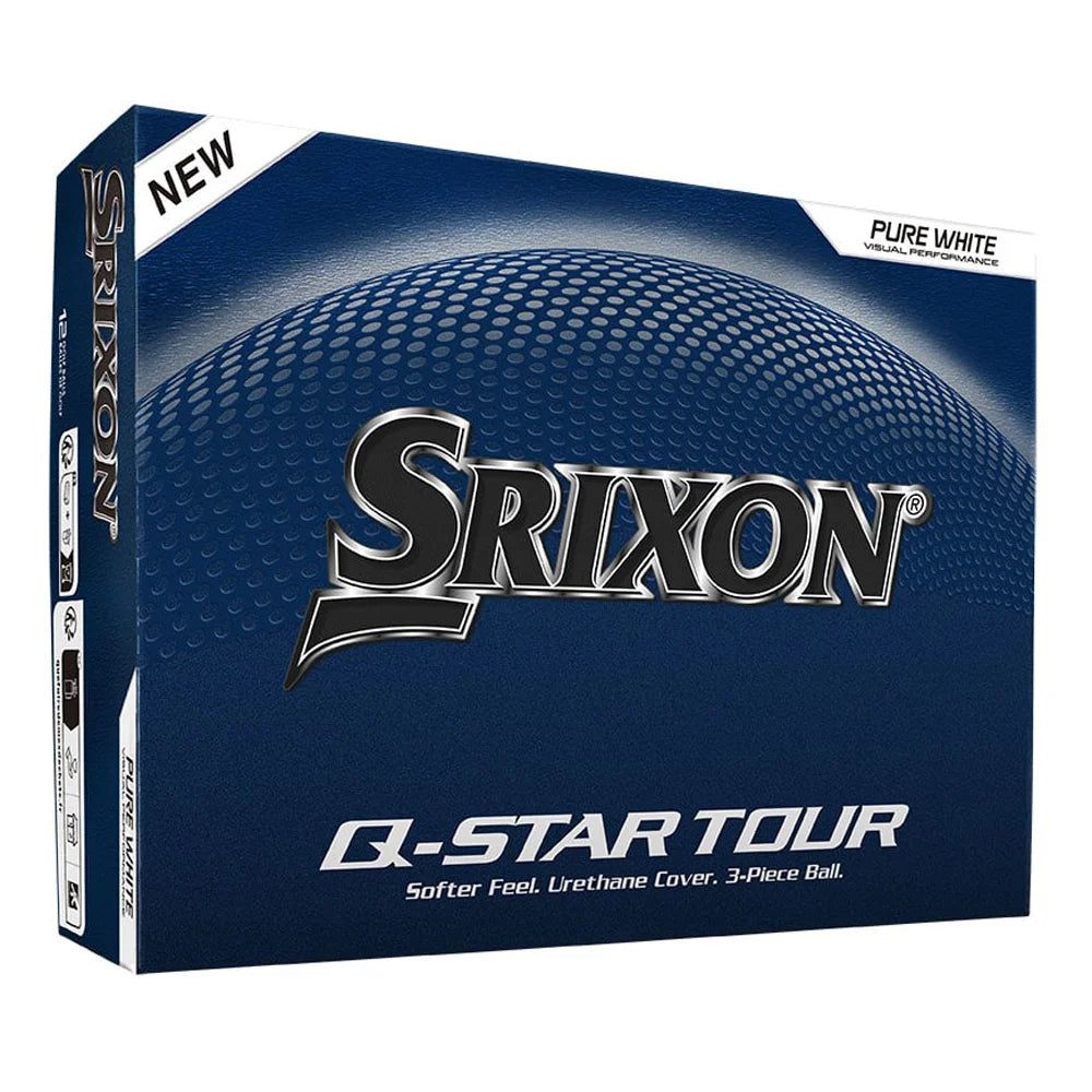 Srixon Q-Star Tour Golf Balls White Color