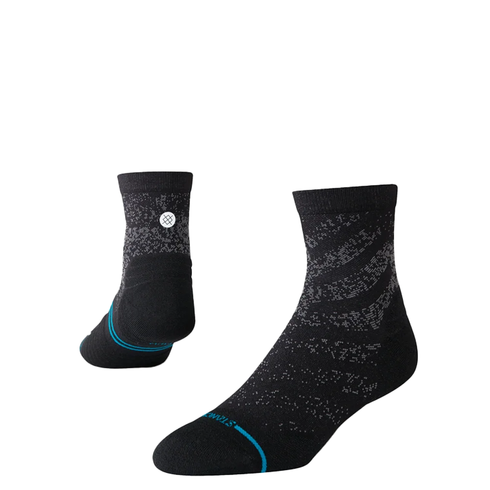 Stance Run Light Quarter Black color