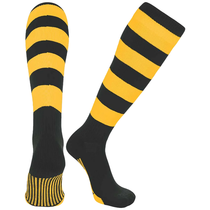 TCK Striped Rugby Socks - Pack of 3 Green color