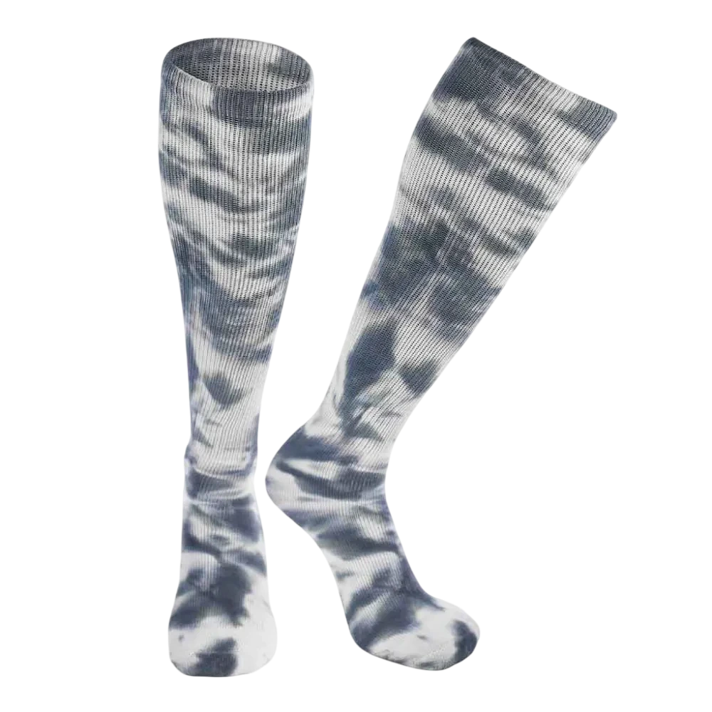 TCK Tie Dye Multisport Tube Socks Soccer Softball Pack of 3 Black color