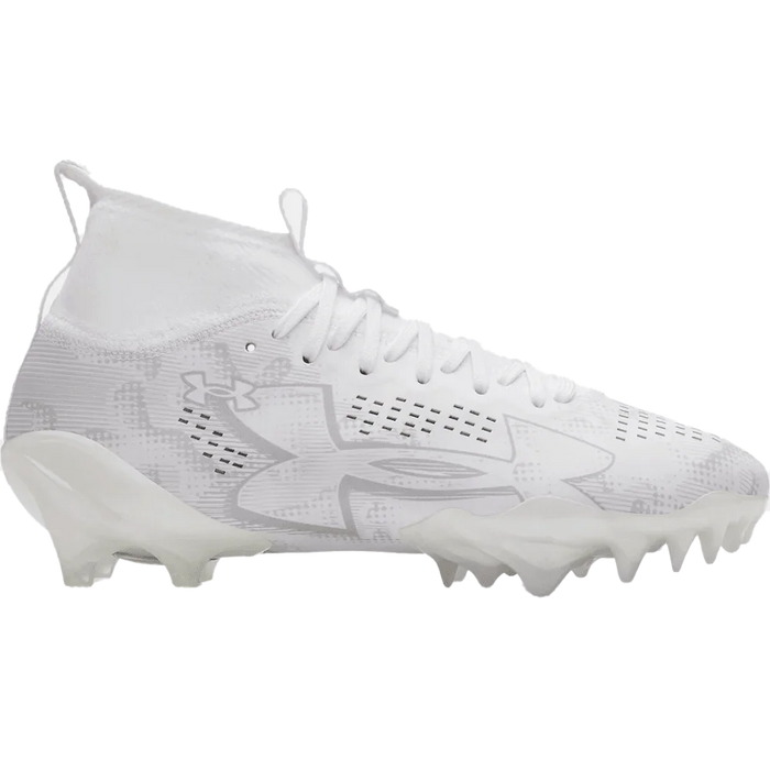UA Blur Pro High Lax Unisex Lacrosse Cleats White Color