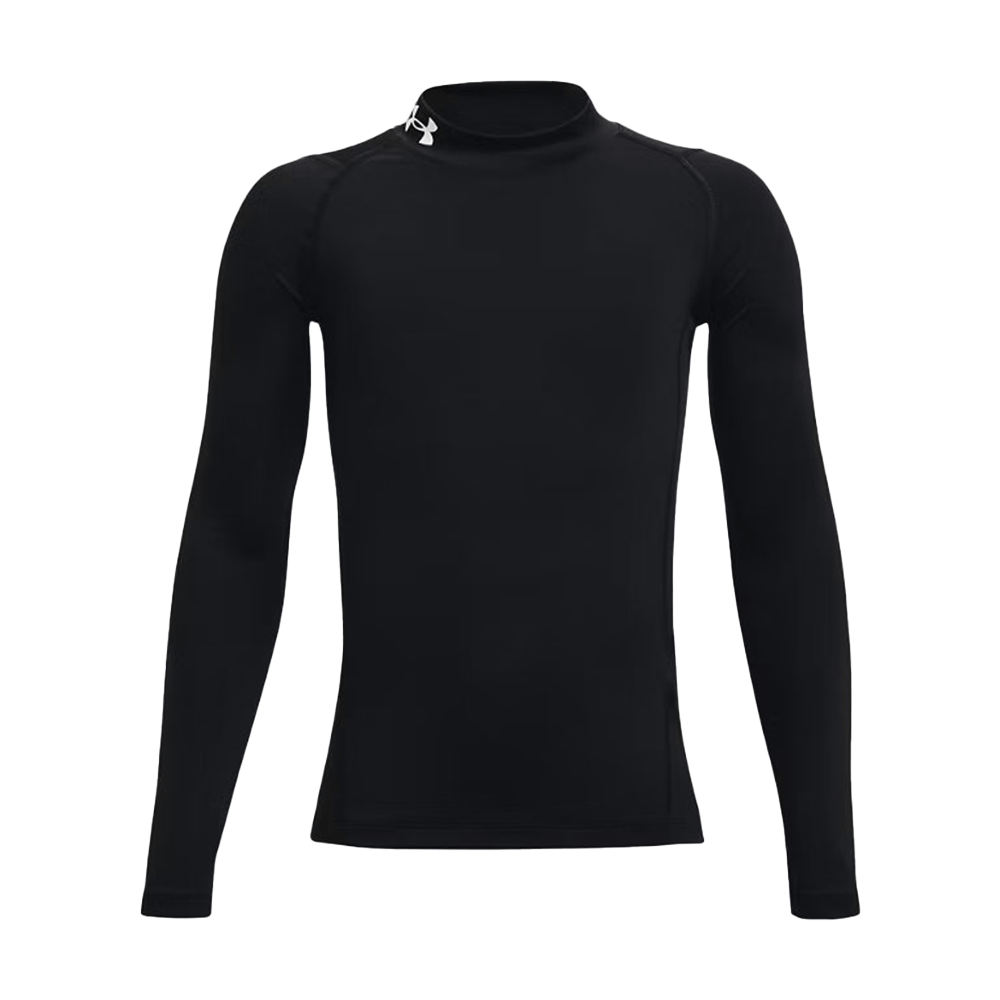 UA Youth Boys HeatGear Mock Long Sleeve