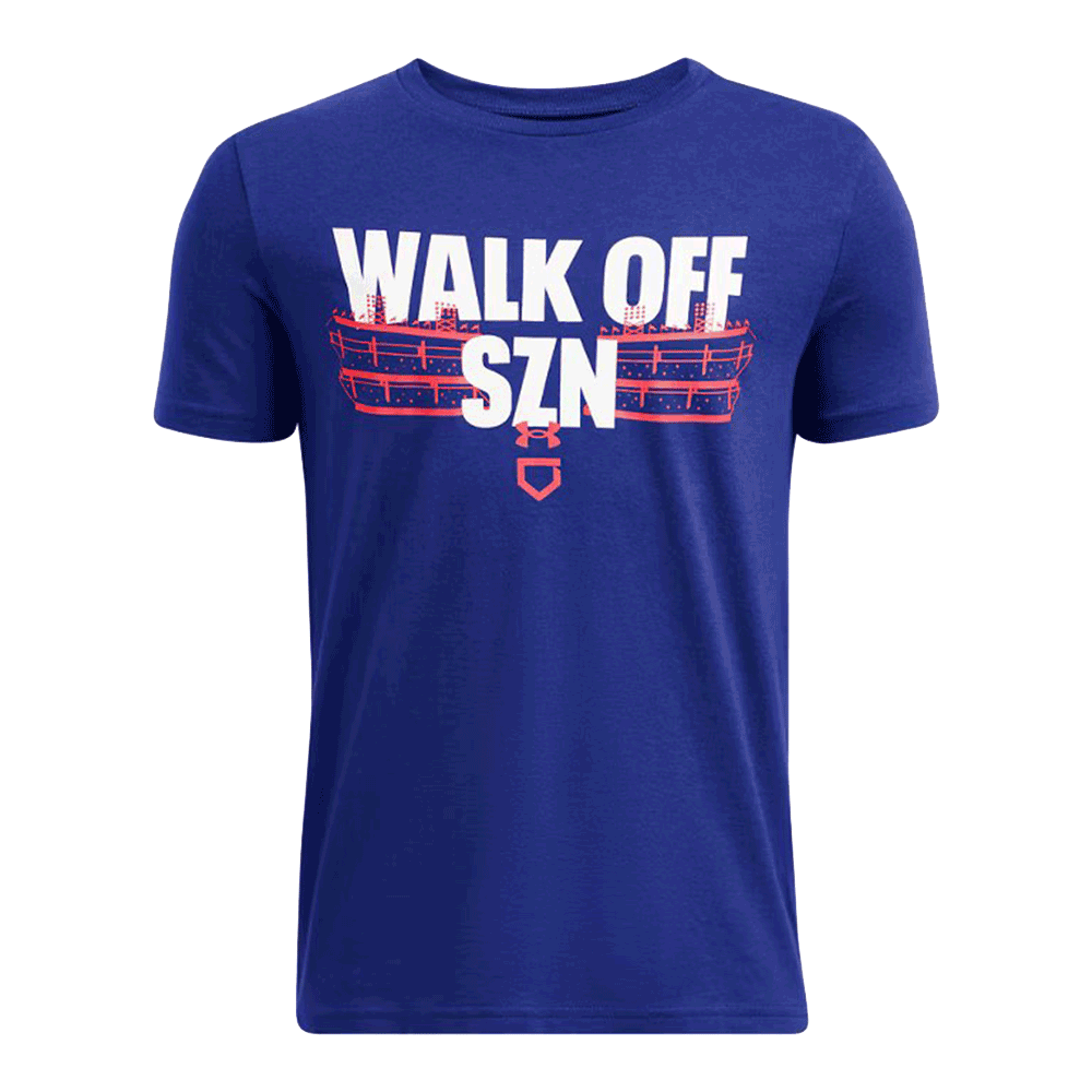 Camiseta de béisbol Walkoff de manga corta para niño de la UA