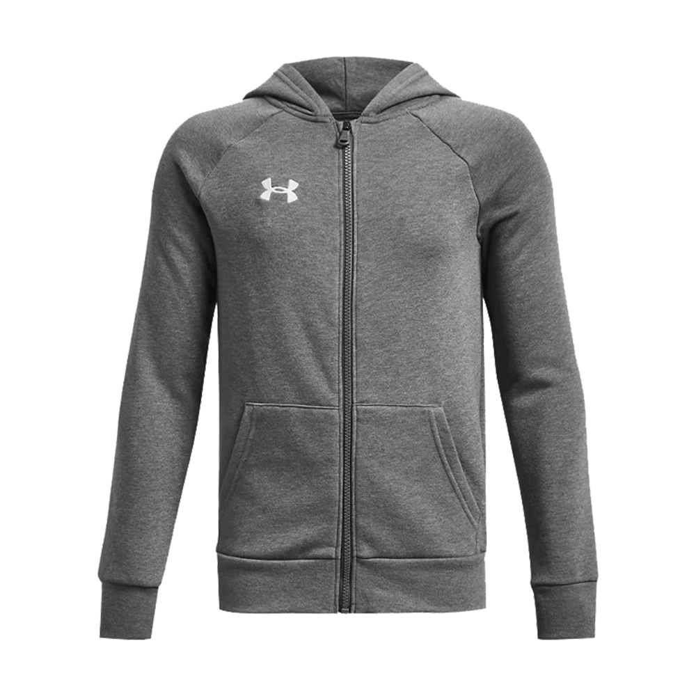 Sudadera con capucha y cremallera completa UA Rival Fleece para niño