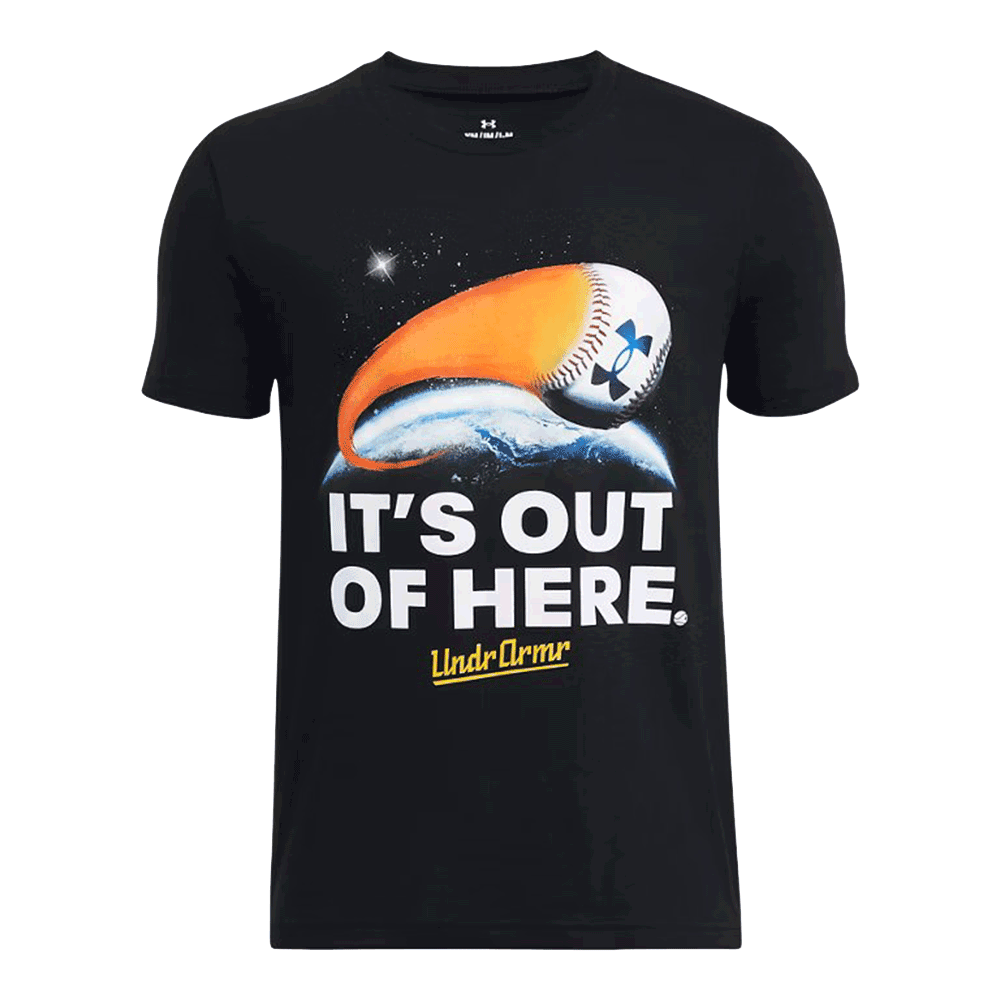 UA Youth Boys' Baseball Short Sleeve UA Out Of Here