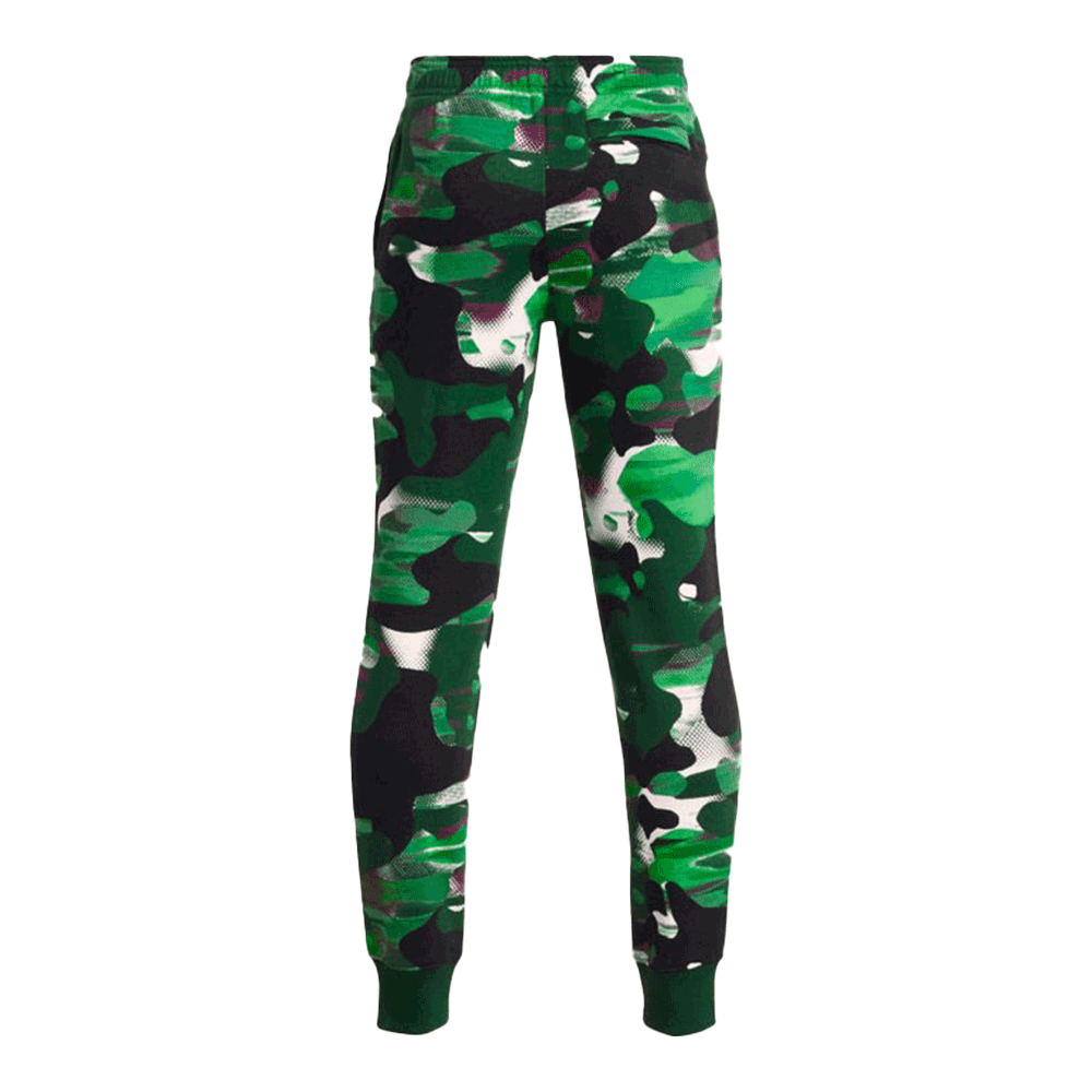 Pantalones deportivos estampados de polar UA Rival para niño