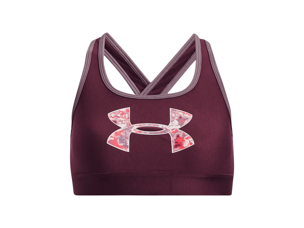 Sujetador deportivo gráfico con espalda cruzada para niñas UA