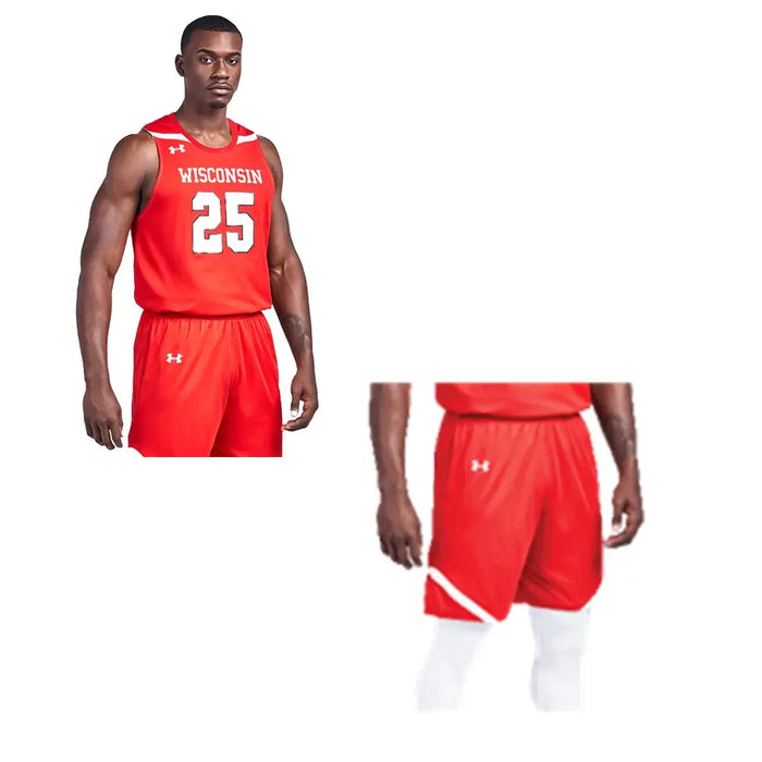 UA Kids Reversible Clutch 2 Set- Jersey and Short Red Color