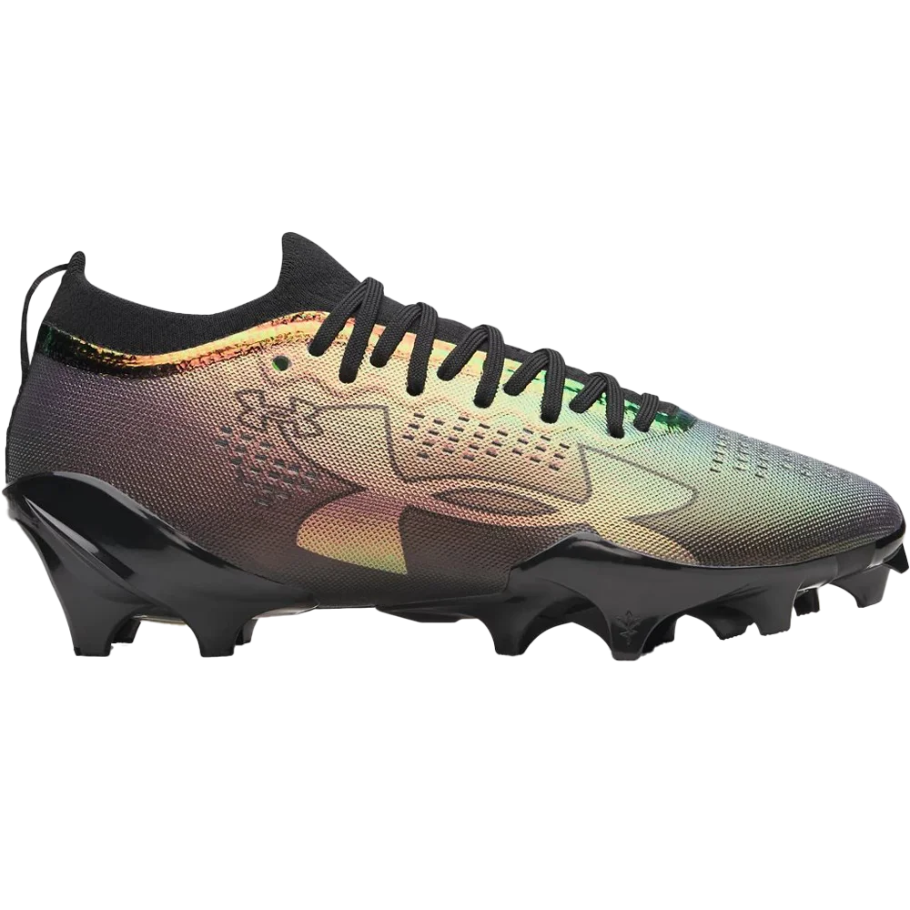 UA Men's Blur Pro Football Cleats black Color