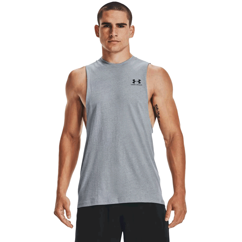 UA Men's Left Chest Cut-Off Tank