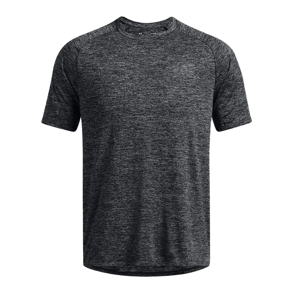 UA Men's Tech™ 2.0 Short Sleeve Black color.