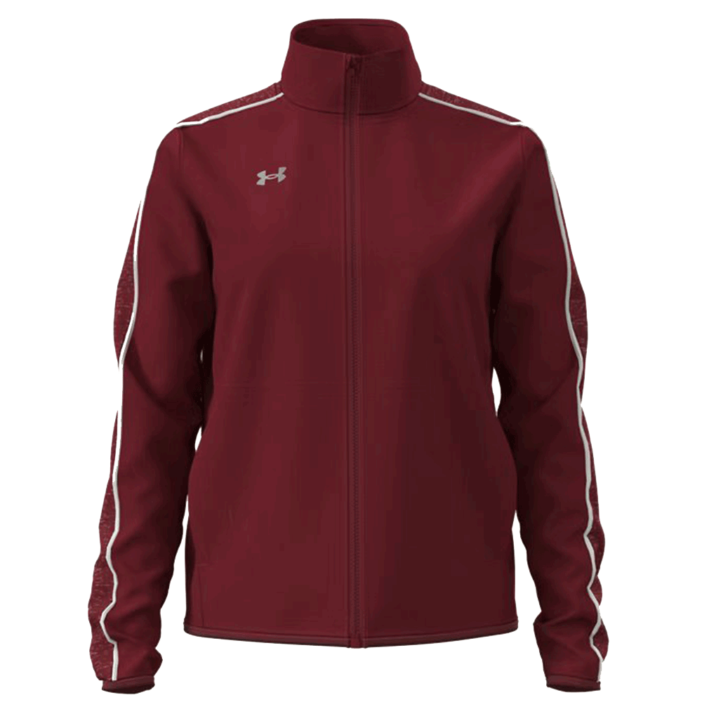 Chaqueta de calentamiento Command de UA para mujer con cremallera completa